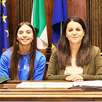 Casini premiata in Comune